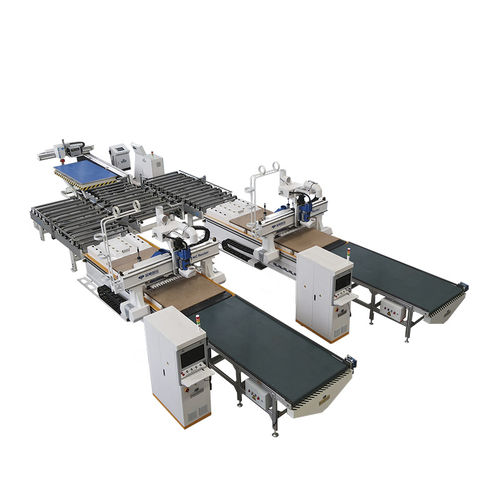 Linha de produção de painéis - ELECNC - Jinan Blue Elephant CNC Machinery Co.,Ltd - para madeira / automática / contínua