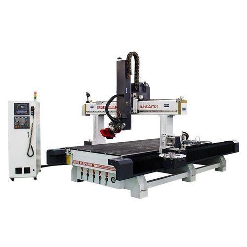 Router CNC - ELECNC1530ATC-4A - Jinan Blue Elephant CNC Machinery Co.,Ltd - de 4 eixos / de um fuso / para madeira