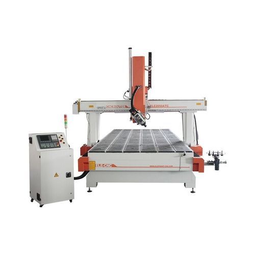 Router CNC - ELECNC2050ATC-4 - Jinan Blue Elephant CNC Machinery Co.,Ltd - de 4 eixos / de um fuso / de plástico
