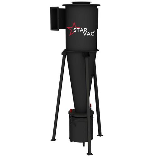 Separador de partículas - VRC300 - Starvac - tipo ciclone / para a indústria de reciclagem / vertical