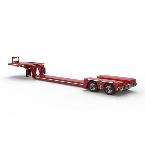 Semirreboque Gooseneck - AGRI - Broshuis BV - ultrarrebaixado / com 2 eixos / de arrasto