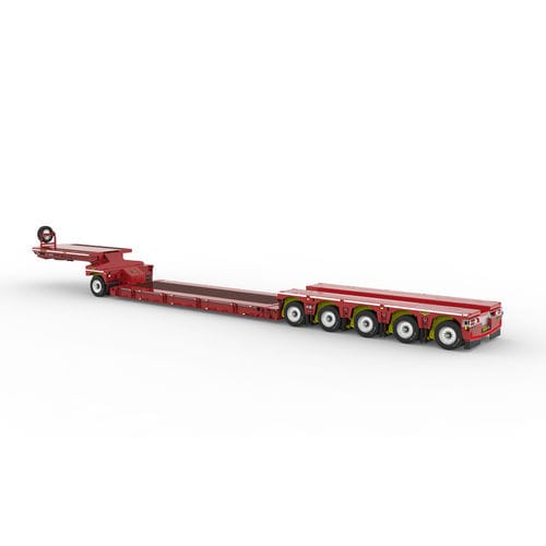 Carreta ultrarrebaixada - Broshuis BV - para equipamento industrial / de 6 eixos / para aplicações fora de estrada