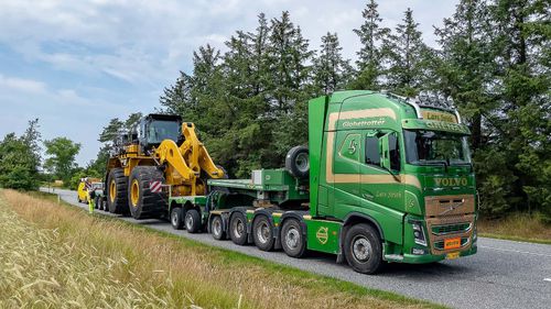 Carreta para veículos - Broshuis BV - com 7 eixos