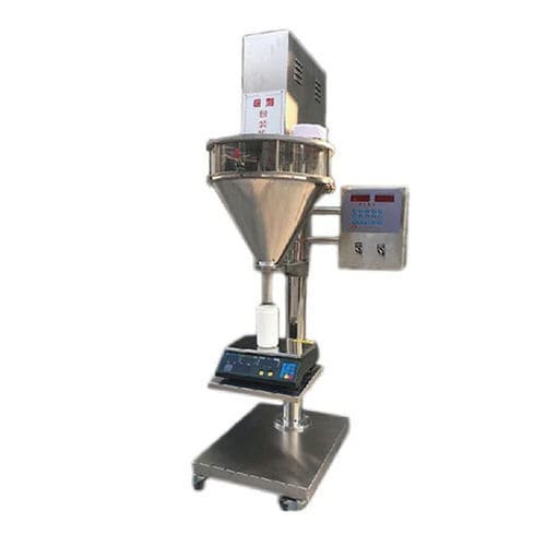 Envasadora com plataforma de pesagem - ZX-F-02E - Shandong Dongtai Machinery Manufacturing Co., Ltd. - semiautomática / de garrafas / para boiões