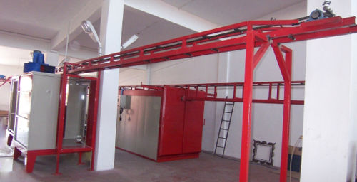 Estufa com esteira transportadora - İSTANBUL ELECTROSTATICS - de secagem / de indução / de pintura a pó
