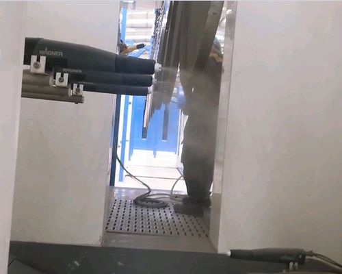 Cabine de pintura fechada - İSTANBUL ELECTROSTATICS - para estruturas metálicas / com filtro / compacta