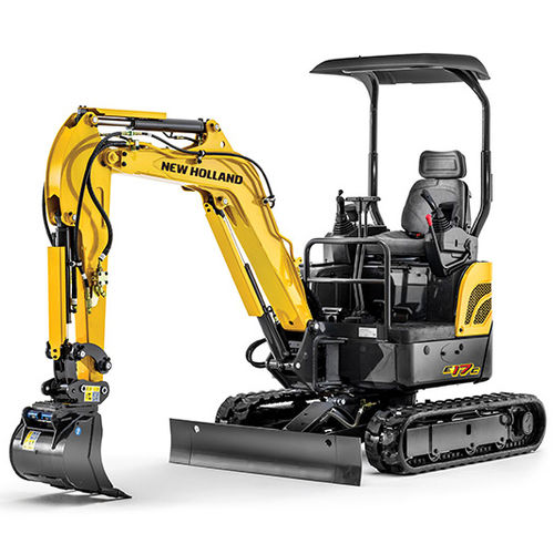 Miniescavadeira - E17C - New Holland - de esteiras / Tier 4 Final / para construção civil