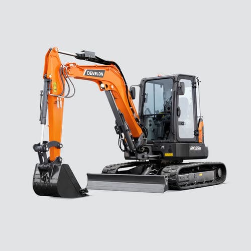 Miniescavadeira - DX55R-7 - DAEWOO Construction Equipment Division - de esteiras / a diesel