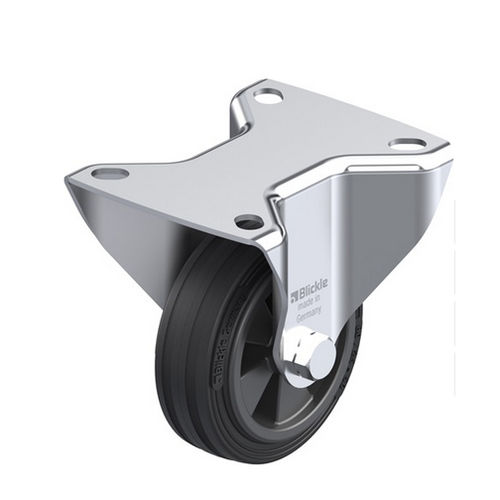 Rodízio fixo - B-VPP series - Blickle Räder+Rollen GmbH u. Co. KG - com placa de fixação / em borracha / em aço estampado