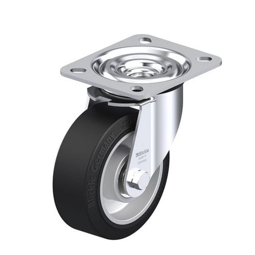 Rodízio giratório - L-ALEV series - Blickle Räder+Rollen GmbH u. Co. KG - com placa de fixação / com rolamento de esferas / para cargas pesadas