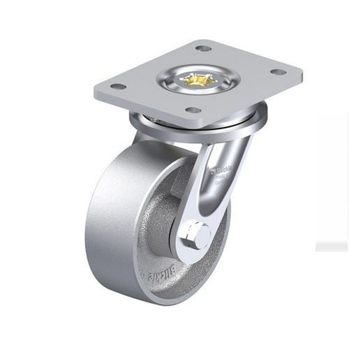 Rodízio giratório - LO-G series - Blickle Räder+Rollen GmbH u. Co. KG - com placa de fixação / para cargas pesadas / monobloco
