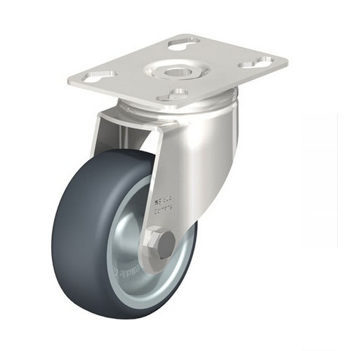 Rodízio giratório - LKPXA-TPA series - Blickle Räder+Rollen GmbH u. Co. KG - com placa de fixação / com rolamento de esferas / para cargas leves