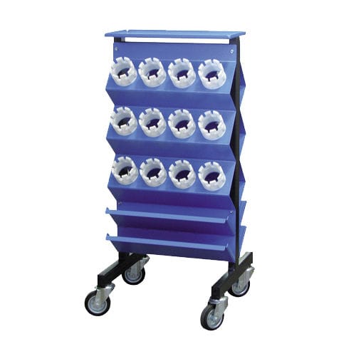 Carrinho para oficina - QDS 239 C/ T - Uniflex-Hydraulik GmbH - 3 níveis / porta-ferramentas / com rodízios