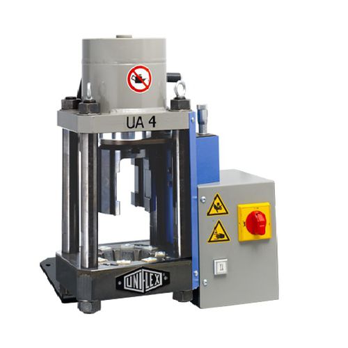Prensa de mangueiras - UA 4 - Uniflex-Hydraulik GmbH - semiautomática / eletro-hidráulica / compacta