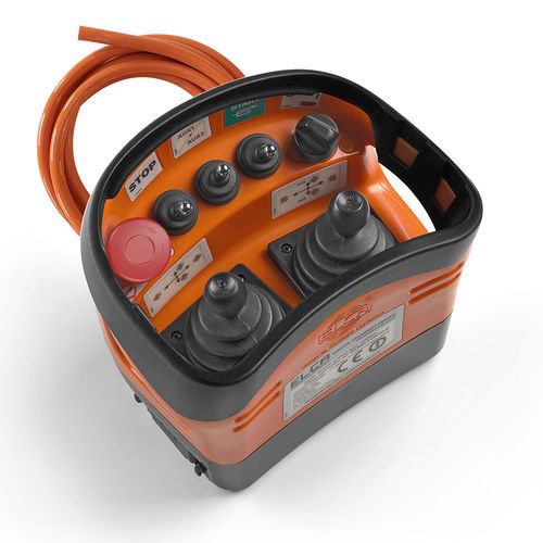 Controle remoto com fio - TEL-PUNTO - ELCA RADIOCONTROLS - com joystick / com interruptor de alavanca / para guindaste de convés
