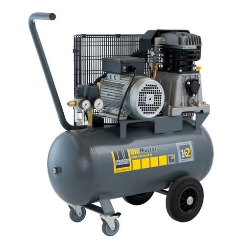 Compressor de pistão - UNM 410-10-50 W - Schneider Druckluft GmbH - de ar / CA / com rodas