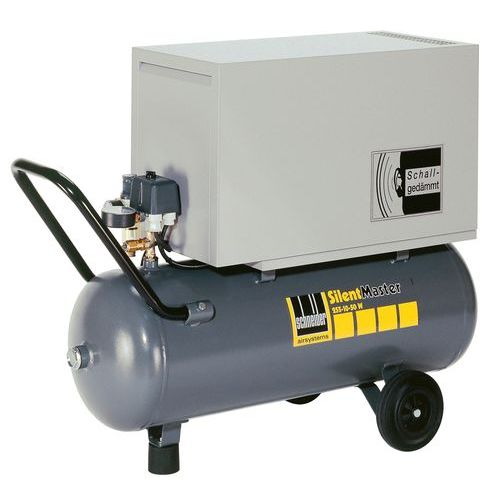 Compressor de pistão - SEM 255-10-50 W - Schneider Druckluft GmbH - de ar / com motor elétrico / com rodas