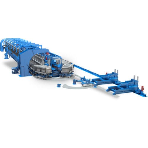 Sistema transportador para moldes - KraussMaffei - para espuma / para transportador de rolos / para construção de máquinas