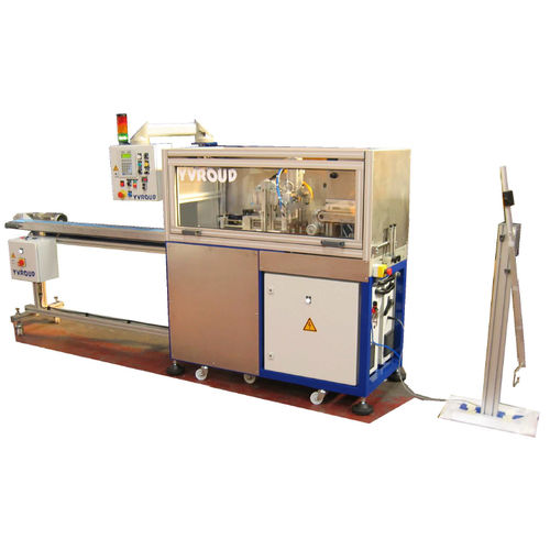 Máquina de corte com guilhotina - AT80-65 P - YVROUD - para metais / de tubos / controlada por CLP
