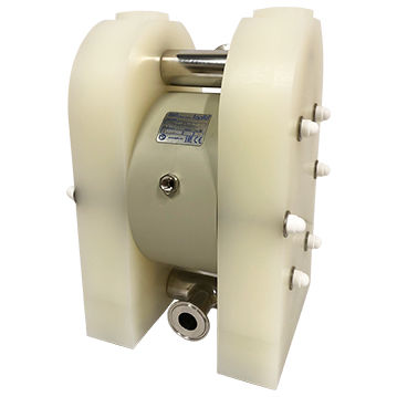 Bomba de duplo diafragma - USP VI - Tapflo - para produtos químicos / pneumática / industrial