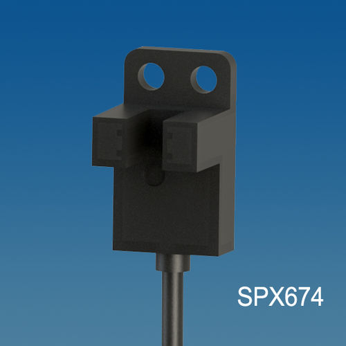 Sensor fotoelétrico tipo barreira - SPX674 - Intellisense Microelectronics - infravermelho / compacto / miniatura
