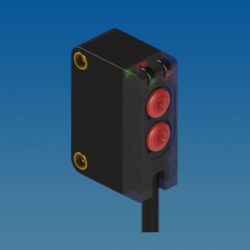 Sensor fotoelétrico com supressão de fundo - E3ZT-BGS - Intellisense Microelectronics - retangular / infravermelho / luz vermelha