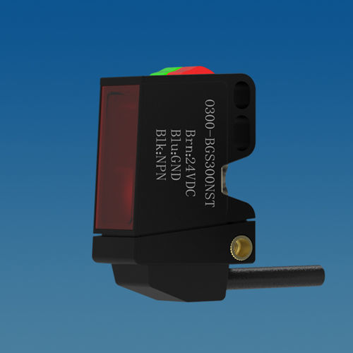 Sensor fotoelétrico com supressão de fundo - O300-BGS - Intellisense Microelectronics - retangular / infravermelho / luz vermelha