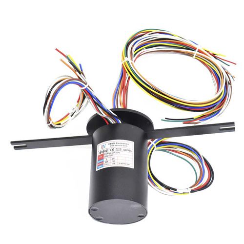 Anel coletor elétrico - ECN000-02P-20P3 - CENO Electronics technology Co., Ltd - eixo passante / industrial / para aplicações marítimas