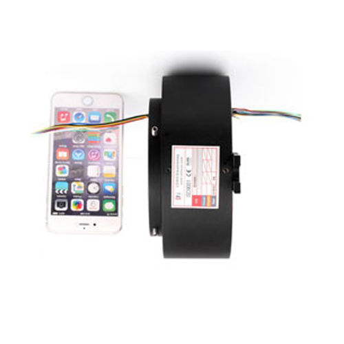Anel coletor elétrico - ECN700-06P - CENO Electronics technology Co., Ltd - eixo passante / para mesa rotativa / para grua
