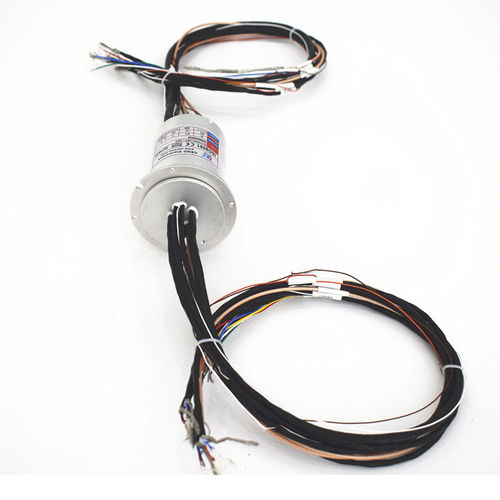 Anel coletor sob medida - ECN000-06P1-26S - CENO Electronics technology Co., Ltd - de eixo maciço / industrial / IP54
