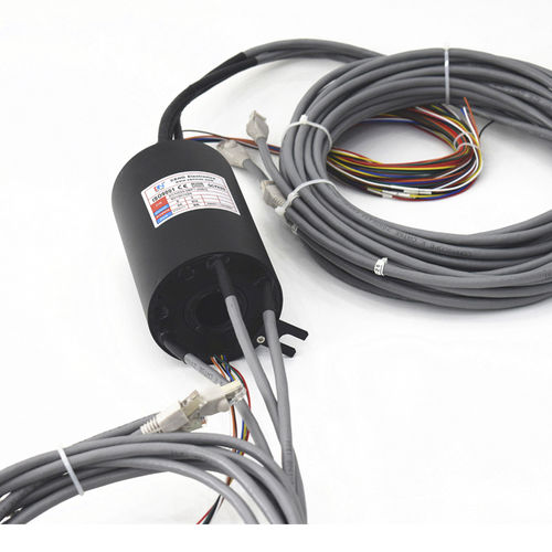 Anel coletor via Ethernet - ECN025-08P1-03EG - CENO Electronics technology Co., Ltd - eixo passante / industrial / IP54