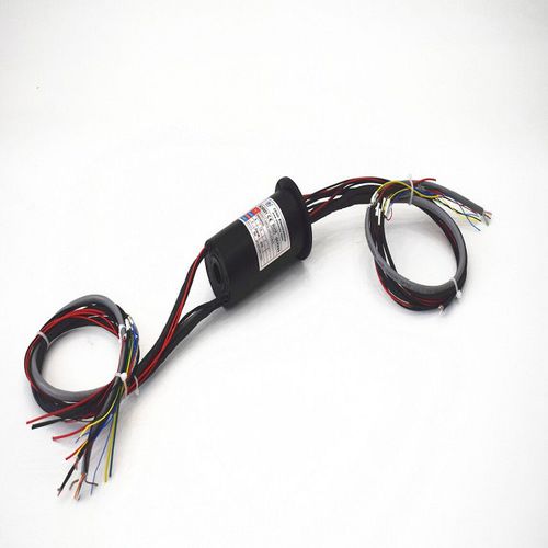 Anel coletor via Ethernet - ECN017-09P2-12S-01EG - CENO Electronics technology Co., Ltd - de série / RS-422 / com centro furado