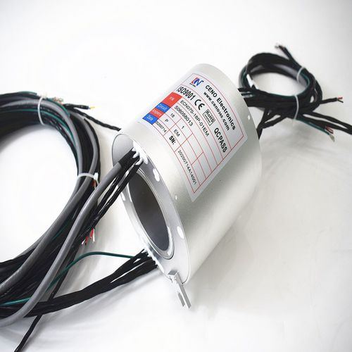 Anel coletor eixo passante - ECN070-18P-01EM - CENO Electronics technology Co., Ltd - para equipamento médico / para antenas de radar / para máquina embaladora