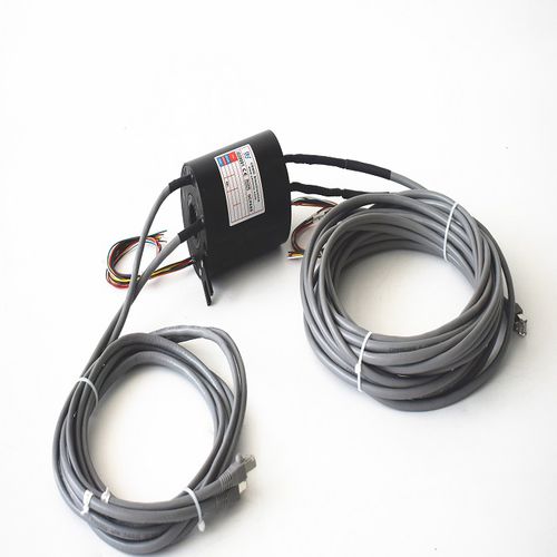 Anel coletor Gigabit Ethernet - ECN025-08P1-02EG - CENO Electronics technology Co., Ltd - de eixo oco / industrial / de liga de alumínio