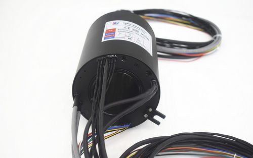 Anel coletor via Ethernet - ECN038-04P3-04P2-02EG - CENO Electronics technology Co., Ltd - Gigabit Ethernet / com centro furado / para aplicações industriais