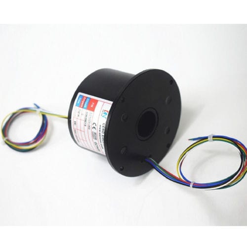 Anel coletor eixo passante - ECN025-06S-IP55 - CENO Electronics technology Co., Ltd - industrial / para grua / em alumínio