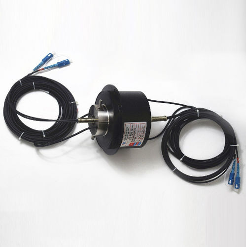 Anel coletor de fibra óptica - ECN000-02P-04S-02F-IP66 - CENO Electronics technology Co., Ltd - de eixo oco não passante / para aplicações marítimas / para grua
