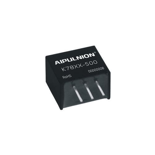 Conversor CC-CC regulado - K78XX-500 - Guangzhou Aipu Electron Technology Co.,Ltd - de baixa ondulação / SIP / compacto