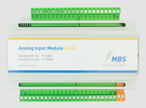 Módulo E/S digital - MBS GmbH - analógico / RS485 / BACnet
