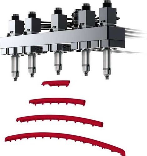 Sistema de câmara quente sequencial - SVG+ - Synventive Molding Solutions