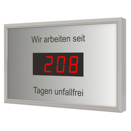 Display de LED - AFI-Display - BÜRK MOBATIME GmbH - em cores / de 7 segmentos / industrial