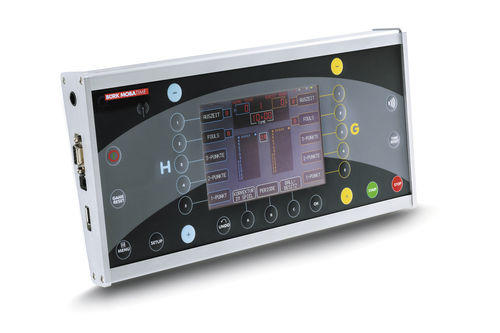 Terminal com touch screen - Touch-Screen Bedienpukt für MSA - BÜRK MOBATIME GmbH - móvel / LCD a cores / robusto