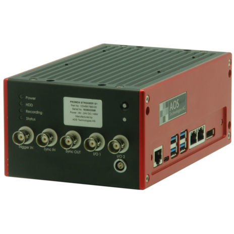Gravador de vídeo - PROMON STREAMER G2 - AOS Technologies AG - para sistema de visão / de movimento / industrial