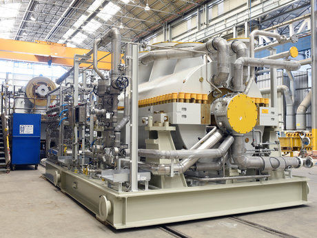 Compressor centrífugo - MCL - Baker Hughes - de ar / de CO2 / com motor elétrico