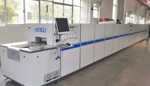 Estufa mufla - Hengli Eletek Co., Ltd - com esteira transportadora / de rolos / para tratamento térmico