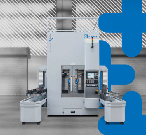 Torno CNC - F  - Schuster Maschinenbau GmbH - vertical / de 2 eixos / 12 ferramentas