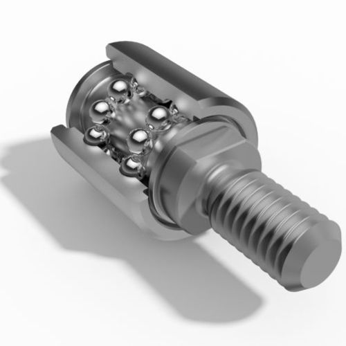 Eixo-árvore em aço temperado - AKT GmbH - duplo / industrial / para rosqueamento externo