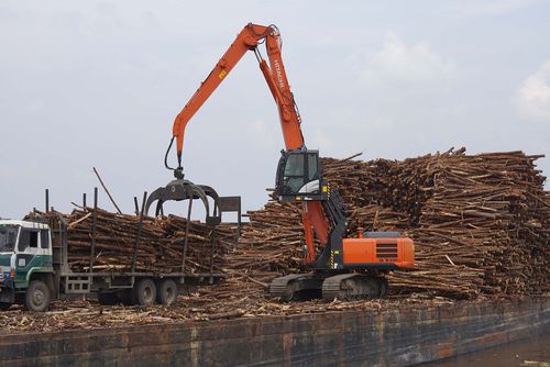 Manipulador de materiais de esteiras - ZX240LC-5G  - HITACHI Construction Machinery - a gasóleo