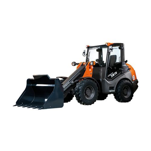 Carregadeira de rodas - ZW75-6 - HITACHI Construction Machinery - articulada / para obras
