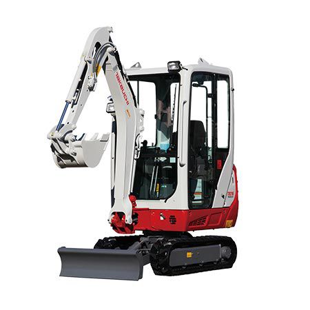 Miniescavadeira - TB216 - TAKEUCHI - de esteiras / a diesel / para construção civil